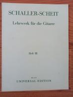 Gitaar bladmuziek Schaller-Scheit, Klassiek, Les of Cursus, Ophalen of Verzenden, Gitaar