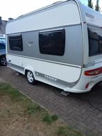 Fendt Saphir  jaar 2013, Caravans en Kamperen, Caravans, Vast bed, Treinzit, Particulier, Koelkast