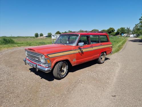 Jeep Wagoneer 1972 Rood, Auto's, Jeep, Particulier, Wagoneer, Benzine, Stationwagon, Automaat, Geïmporteerd, Rood, Leder en Stof
