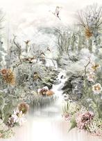 Japanse tuin behang Fable, fabelbehang, Muurdeco4kids, Verzenden, Minder dan 10 m², Japan, tuin, fabel, 3D effect
