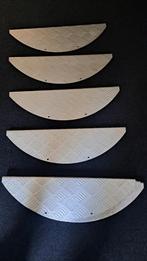Nieuwe trap manen trapmanen aluminium.  12 st. Traanplaat, Ophalen of Verzenden, Nieuw