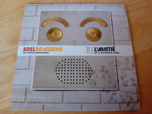 CD Jacques Brel, Georges Brassens - L'Amitié, Cd's en Dvd's, Cd's | Franstalig, Verzenden