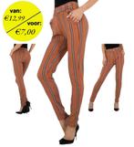 Chic & mode legging bruin S/M, Kleding | Dames, Nieuw, Maat 36/38 (S), Chic & Mode, Bruin