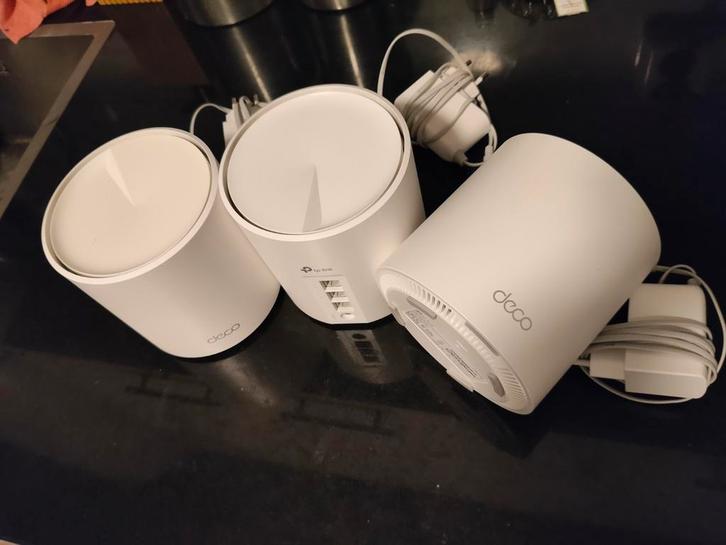 Deco X50 AX3000 Wifi Versterker - 3 stuks, Computers en Software, Powerlines, Zo goed als nieuw, Ophalen of Verzenden