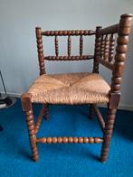 rieten hoekstoeltje, Antiek en Kunst, Antiek | Meubels | Stoelen en Banken, Ophalen of Verzenden