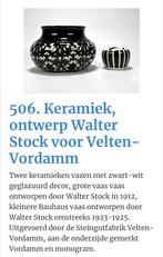 Vazen Velten Vordamm ontwerp Walter Stock, Antiek en Kunst, Antiek | Vazen, Ophalen of Verzenden