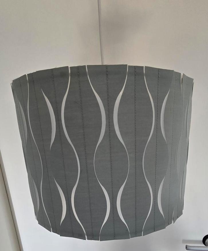Ikea Loknas Lampenkap, Huis en Inrichting, Lampen | Lampenkappen, Zo goed als nieuw, 25 tot 50 cm, Rond, Blauw, Ophalen of Verzenden