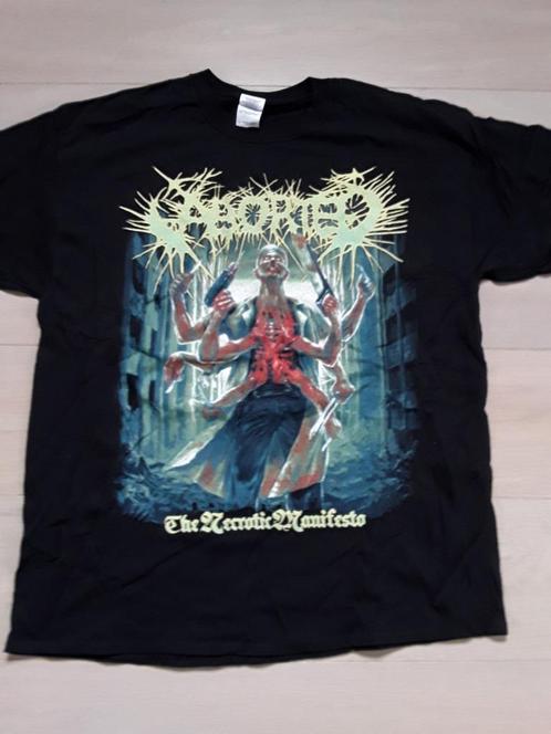 Aborted Death Metal T-shirt in size Medium, Kleding | Heren, T-shirts, Zo goed als nieuw, Maat 48/50 (M), Zwart, Verzenden