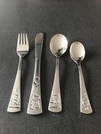 Kinderbestek, Huis en Inrichting, Verzenden, Zo goed als nieuw, Rvs of Chroom, Vaatwasserbestendig