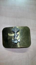 Koppelgesp korps mariniers ceremonieel, Verzenden, Marine, Nederland, Embleem of Badge