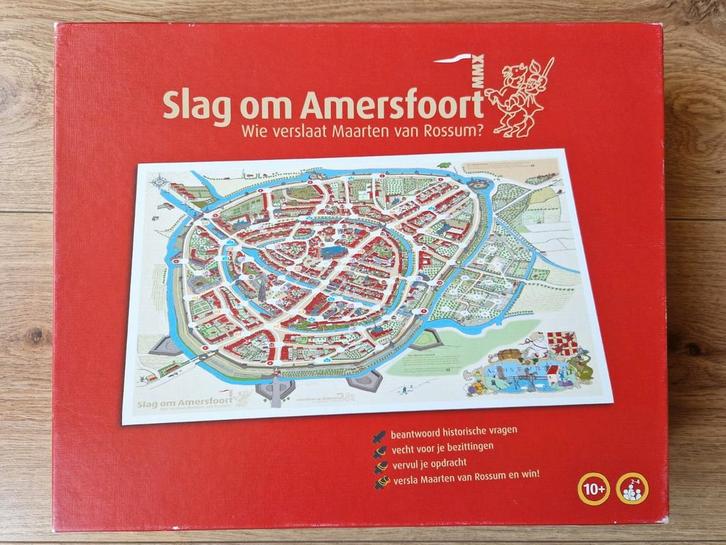 Slag om Amersfoort: wie verslaat Maarten van Rossum?, Hobby en Vrije tijd, Gezelschapsspellen | Bordspellen, Zo goed als nieuw
