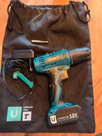 Vonroc 12v accuboormachine, Doe-het-zelf en Verbouw, Gereedschap | Boormachines, Ophalen, Gebruikt, Boor- en Schroefmachine, Variabele snelheid