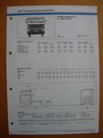 DAF FT 2800 DKTD Technische Specificatie Folder 1982 - 4x2, Boeken, Auto's | Folders en Tijdschriften, Overige merken, Zo goed als nieuw