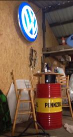 Grote VW dealer logo lichtreclame reclamebord, Ophalen, Gebruikt, Lichtbak of (neon) lamp