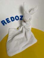 4394 doudou et compagnie konijn konijntje wit met doekje, Ophalen of Verzenden, Zo goed als nieuw, Konijn