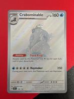 Pokémon kaart (Full Art) - Crabominable [Stellar Crown] EN, Ophalen of Verzenden, Zo goed als nieuw, Losse kaart, Foil