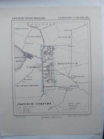 12 / 's Graveland  Hilversum Bussum Kortenhoef J. Kuyper beschikbaar voor biedingen