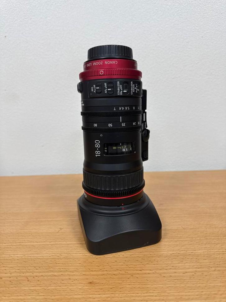 Canon CN-E 18-80mm T4.4L Zoom Lens, Audio, Tv en Foto, Fotografie | Lenzen en Objectieven, Zo goed als nieuw, Standaardlens, Zoom