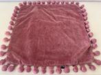 Sierkussenhoes oud roze 50 x 50, Huis en Inrichting, Woonaccessoires | Kussens, Ophalen of Verzenden, Roze, Vierkant