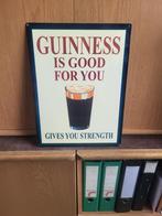 GUINNESS BEER -101- "GUINNESS IS GOOD FOR YOU ", Ophalen, Nieuw, Reclamebord, Plaat of Schild, Overige merken