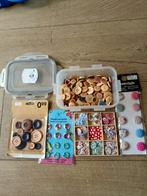Hobby knopen voor scrappen of naaien, hout, bloemen, stof, Ophalen of Verzenden, Nieuw, Knoop of Knopen