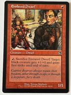 MtG : Torment - Enslaved Dwarf - common, Ophalen of Verzenden, Zo goed als nieuw, Losse kaart