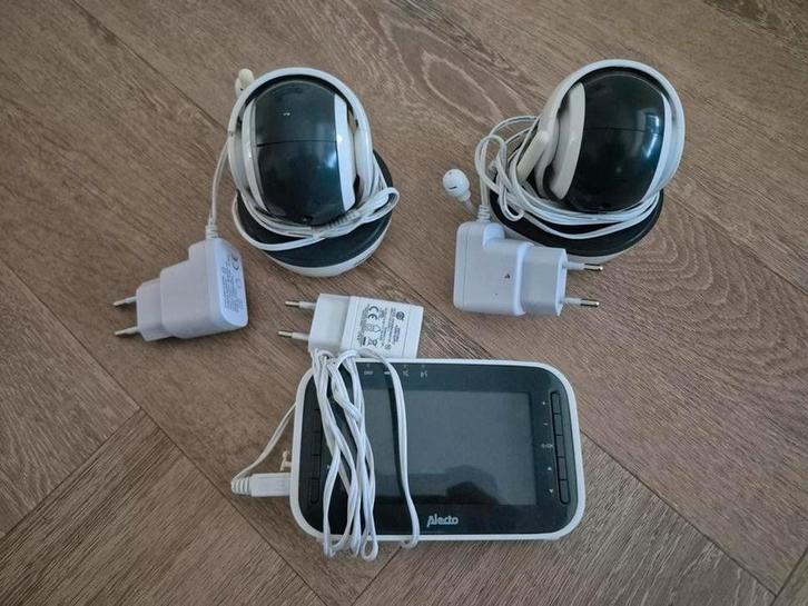Alecto DVM-200 Babyfoon met twee camera's, Kinderen en Baby's, Babyfoons, Gebruikt, 250 meter of meer, Camera, Digitaal, Terugspreekfunctie