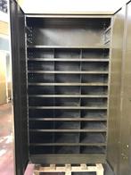 Metalen werkplaatskast legergroen vintage Locker, Ophalen, Gebruikt, 100 tot 150 cm, Meerdere deuren