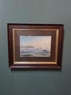 C. Cowland gouache van SS Highland Laddie, €125,-, Antiek en Kunst, Kunst | Schilderijen | Klassiek, Verzenden