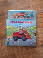 Magnetisch speelboek Graafmachines, Ophalen of Verzenden, Gelezen, Uitklap-, Voel- of Ontdekboek, 3 tot 4 jaar