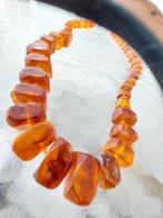 Barnsteen ketting met mooie insluitsels, Sieraden, Tassen en Uiterlijk, Antieke sieraden, Ophalen of Verzenden, Overige materialen