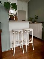 2 Thonet Barkrukken, Huis en Inrichting, Barkrukken, Gebruikt, 60 tot 90 cm, Ophalen of Verzenden, Hout