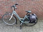 Damesfiets met versnellingen en brede standaard, 53 tot 56 cm, Zo goed als nieuw, Dubbele standaard, 1 zitje
