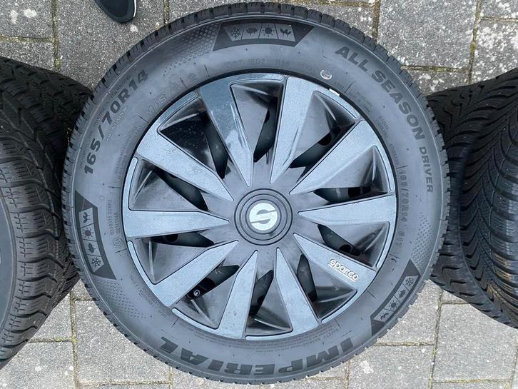 Winterbanden Sets VW Up, Polo 2G & Passat 16", Auto-onderdelen, Banden en Velgen, Banden en Velgen, Winterbanden, 14 inch, 165 mm