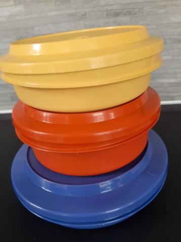 Tupperware bowls containers vintage schaaltjes+sluitdeksel 