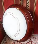 Vintage plafondlamp / plafonniere klassiek, Verzenden, Glas, Vintage / klassiek