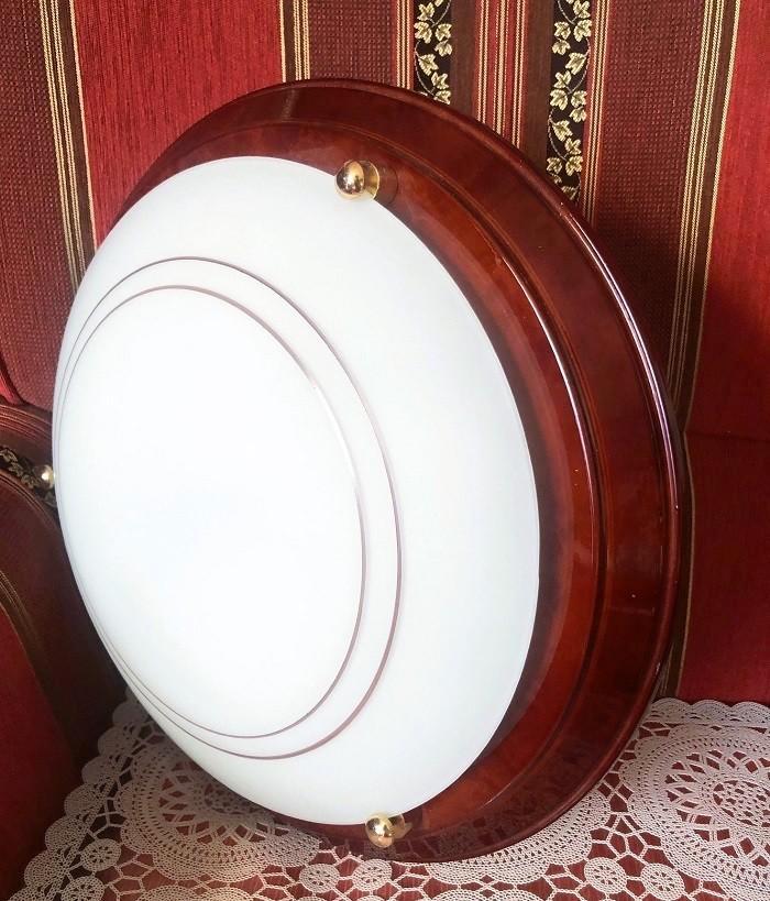 Vintage plafondlamp / plafonniere klassiek, Huis en Inrichting, Lampen | Plafondlampen, Glas, Metaal, Verzenden