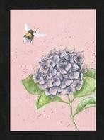 Hommel Bombus Hortensia door Hannah Dale., Verzamelen, Ansichtkaarten | Dieren, Ophalen of Verzenden, 1980 tot heden, Ongelopen