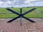 Tafel onderstel zwart staal 160cm - Actieprijs, Tafelpoot, Nieuw, 50 tot 100 cm, Ophalen of Verzenden