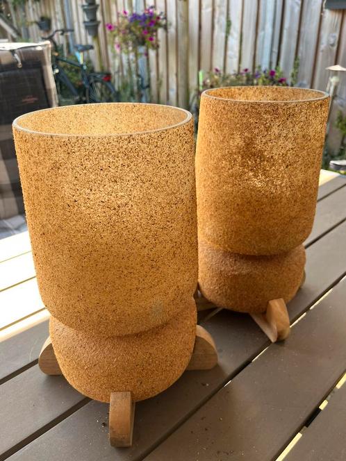 Windlichten /Vazen, Huis en Inrichting, Woonaccessoires | Kandelaars en Kaarsen, Zo goed als nieuw, Kandelaar, 25 tot 50 cm, Overige materialen