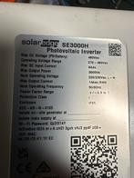 Solar edge omvormer SE3000H, Ophalen of Verzenden, Zo goed als nieuw, Overige typen