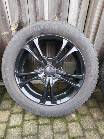 16 inch velgen met vredestein wintrac banden M+S beschikbaar voor biedingen