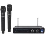 Dubbele UHF microfoon set 2 hand microfoons 863.9 & 864.9MHZ, ., Overige typen, Nieuw, Ophalen of Verzenden