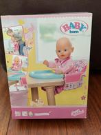 Baby born tafelstoel ( nieuw), Kinderen en Baby's, Speelgoed | Poppen, Ophalen of Verzenden, Nieuw, Babypop