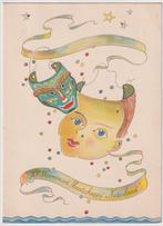 Menukaart uit 1954 MS Oranje, Verzamelen, Ophalen of Verzenden, Gebruikt, Motorboot of Zeilboot, Kaart, Foto of Prent