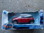 Mini Cooper rood wit modelauto, Hobby en Vrije tijd, Modelauto's | 1:43, Ophalen, Nieuw, Auto