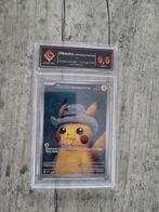 Pokémon pikachu van gogh 9.5 + back plate, Ophalen of Verzenden, Nieuw, Losse kaart