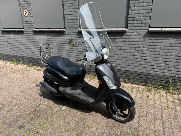 SYM FIDDLE 2 SNOR-25KM 4 TAKT 1 EIGENAAR BJ 2018, Fietsen en Brommers, Scooters | SYM, Zo goed als nieuw, Fiddle, Maximaal 25 km/u