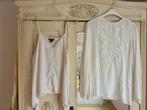 Romantische blouse, ecru, kant, hemdje lyocell, Ophalen of Verzenden, Zo goed als nieuw, Maat 46/48 (XL) of groter, Beige