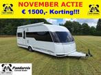 Hobby 560 UL Premium MOVER/LUIFEL/LENGTE BEDDEN/BJ:2018, Caravans en Kamperen, Caravans, Kachel, Rondzit, Hobby, Bedrijf